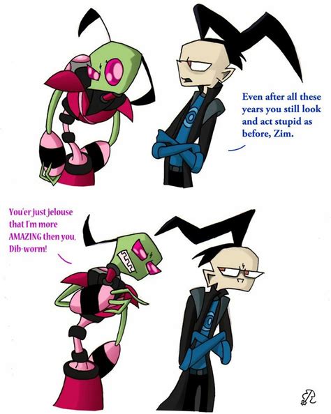 dib invader zim|invader zim dib age.